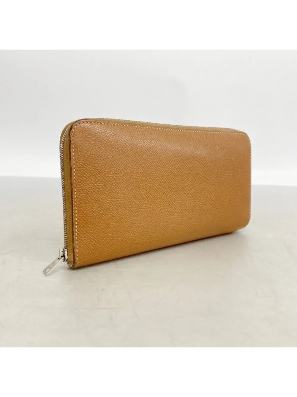 Hermes Wallet Azap Long Silk in Veau Gold Silver